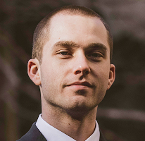 Porträtt av Thomas Whitfield, analytiker och expert på kryptomarknaden